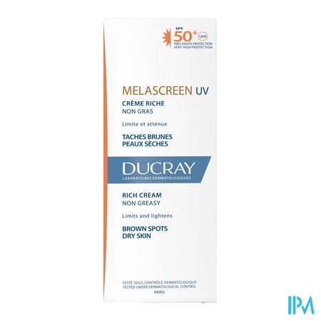 Ducray Melascreen Uv Rijke Creme 40ml