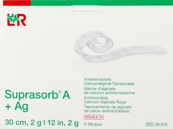 Suprasorb A+ag Wiek Alg. Calc. 30cm 5 20573 149268 2