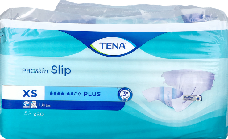 Tena Proskin Slip Plus Extra Small 30 2