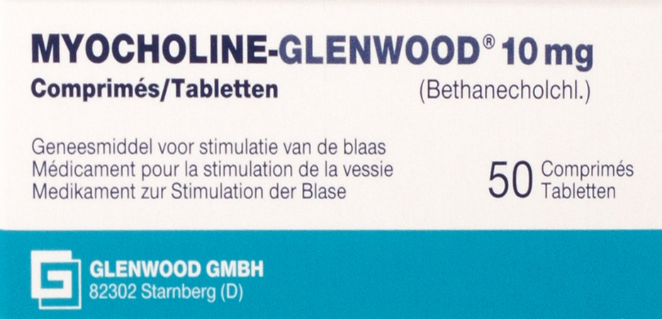 Myocholine-glenwood Comp 50 X 10mg 2