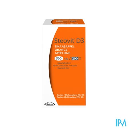 Steovit D3 Sinaas 500mg/200ie Kauwtabl 180 Flacon 4