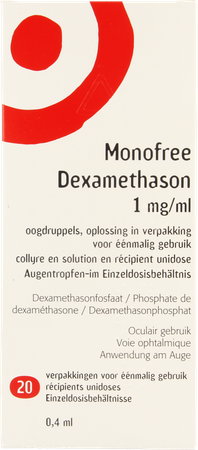 Monofree Dexamethason 1mg/ml 20 Ud X 0,1 % 5