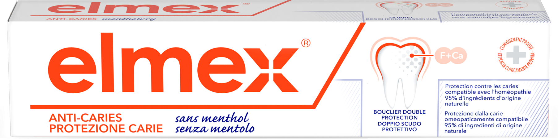 Elmex A/caries Z/menthol Tandpasta Tube 75ml 6