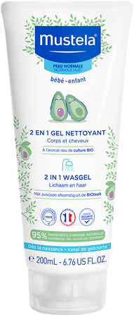 Mustela Pn 2in1 Wasgel 200ml Nf 2