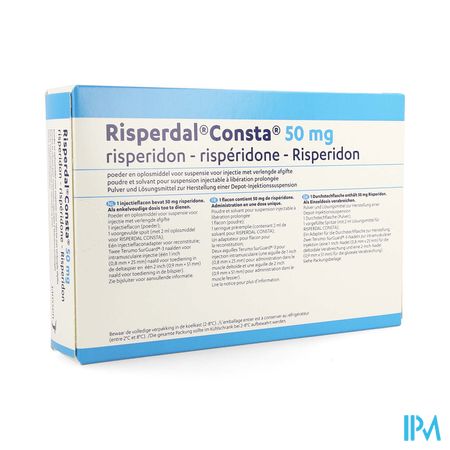 Risperdal Consta 50,0mg Fl Im 1x50,0mg/2ml+solv