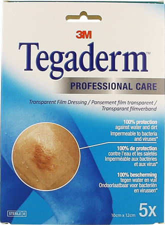 Tegaderm 3m Film Dressing Transp 10x12cm 5 1626p 4