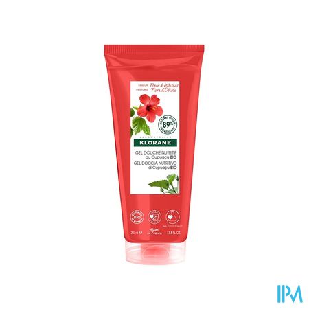 Klorane Lichaam Douchegel Hibiscusbloem 200ml