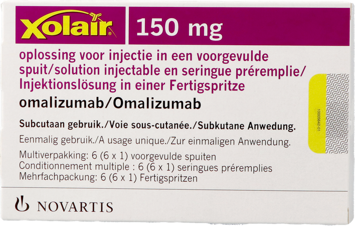 Xolair 150mg Sol Inj Seringue Preremplie 6 1