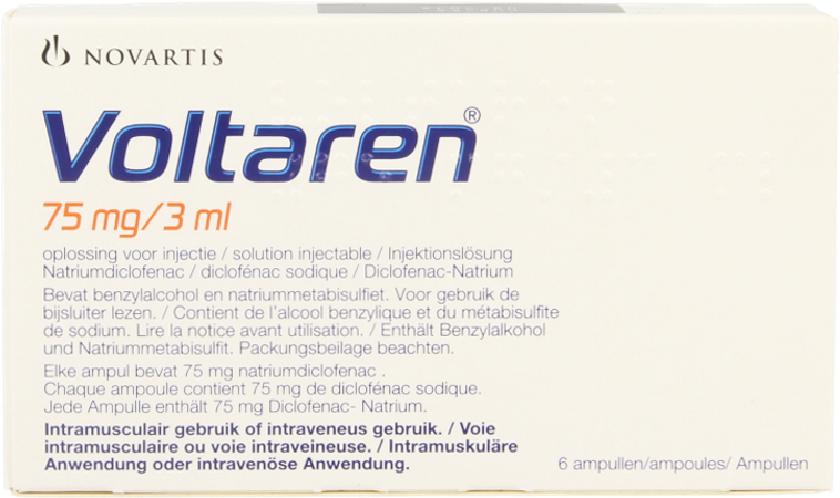 Voltaren Amp 6 X 75mg/3ml 4