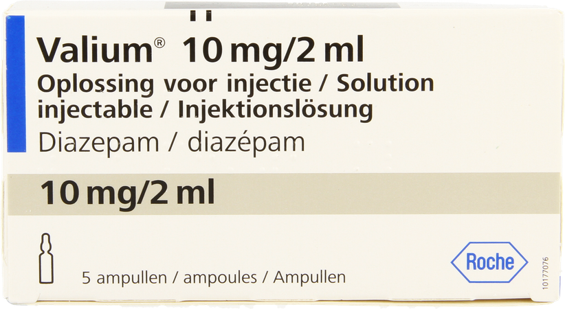 Valium 10mg/2ml Sol Inj Amp 5 1