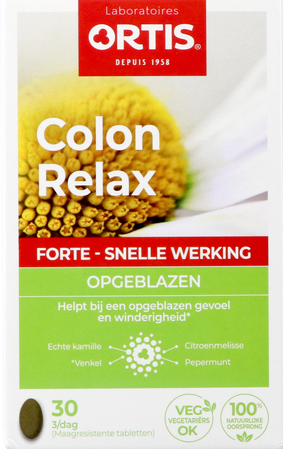 Ortis Colon Relax Forte Tabl 2x15 4