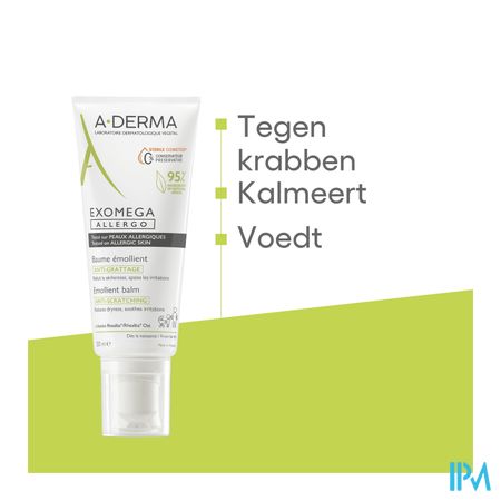 Aderma Exomega Allergo Emolierende Balsem 200ml 18