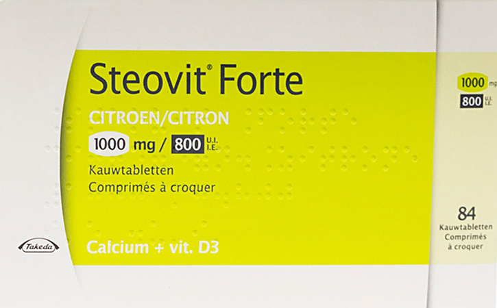 Steovit Forte 1000mg/800ie Kauwtabl 84 1