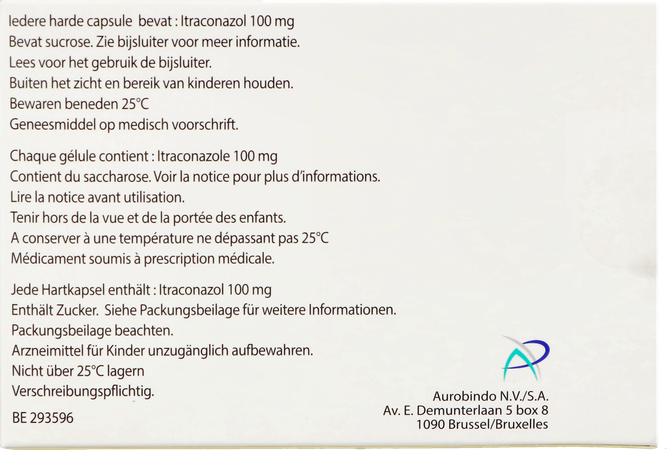 Itraconazol Ab 100mg Harde Caps 4 X 100mg 3