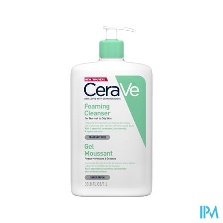 Cerave Nettoyant Moussant Pompe Fl 1l