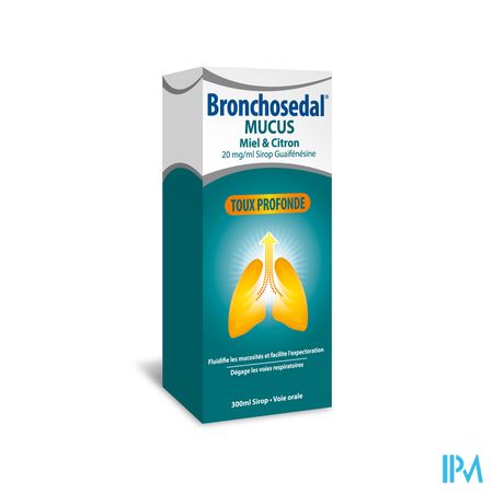 Bronchosedal Mucus Miel Citron 300ml 20mg/ml