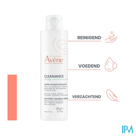 Avene Cleanance Hydra Wascreme 200ml 8