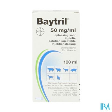 Baytril 5% Opl Inj Fl 100ml