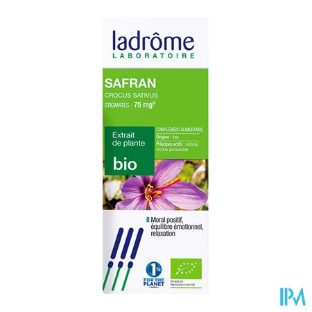 Ladrome Safran Extrait Plantes Bio 50ml 1