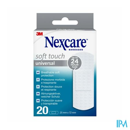 Nexcare 3m Soft Touch Universal 25mmx72mm Strips20 2