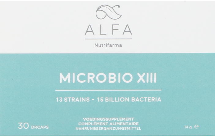 Alfa Microbio Xiii Maagsapresist V-caps 30 1