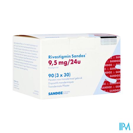 Rivastigmin Sandoz 9,5mg/24u Pleister Transd. 90