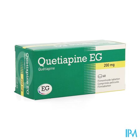 Quetiapine EG Comp Pell 60X200 Mg