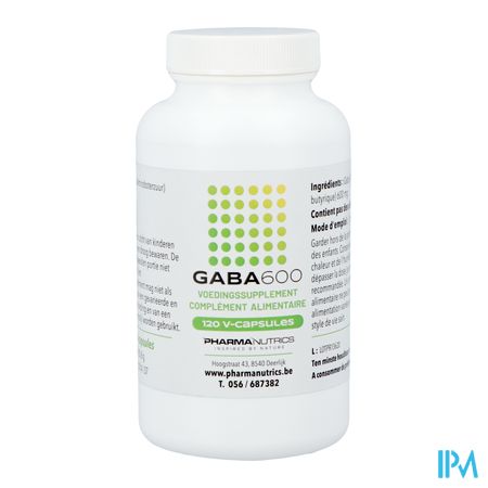 Gaba 600 V-caps 120 Pharmanutrics 1
