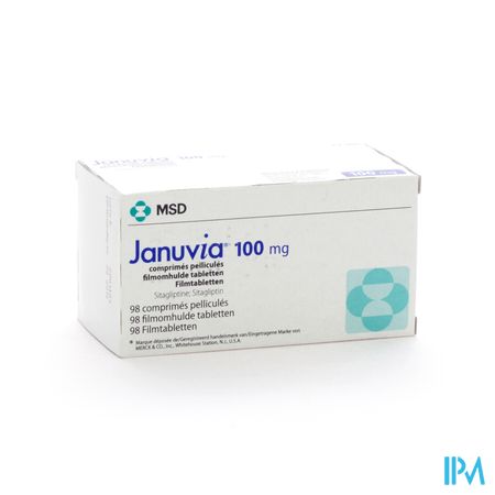 Januvia 100mg Filmomh Tabl 98 X 100mg