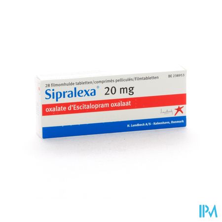 Sipralexa 20mg Tabl 28 X 20mg