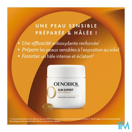 Oenobiol Sun Expert Peau Sens. Caps 2x30 8