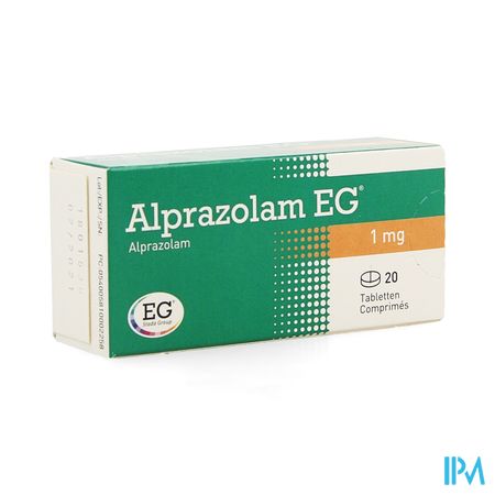 Alprazolam EG        Comp 20X1,00Mg