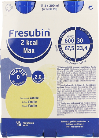Fresubin 2kcal Drink Max Vanille Fl 4x300ml 4