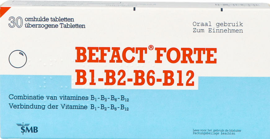 Befact Forte B1-b2-b6-b12 Omhulde Tabl 30 2
