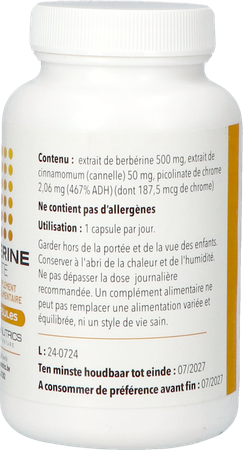 Berberine Forte V-caps 120 Pharmanutrics 5