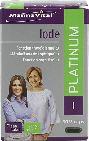 Mannavital Jodium Platinum Bio V-caps 90 5