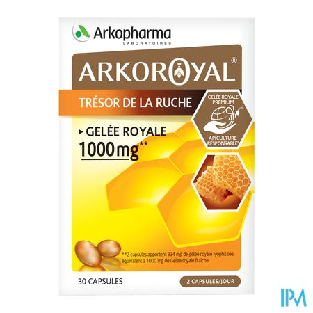 Arkoroyal Koninginnenbrij 1000mg Caps 30 3