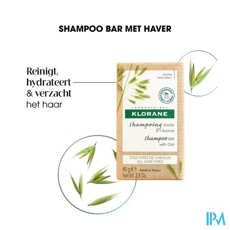 Klorane Capil. Sh Bar Haver 80g 18