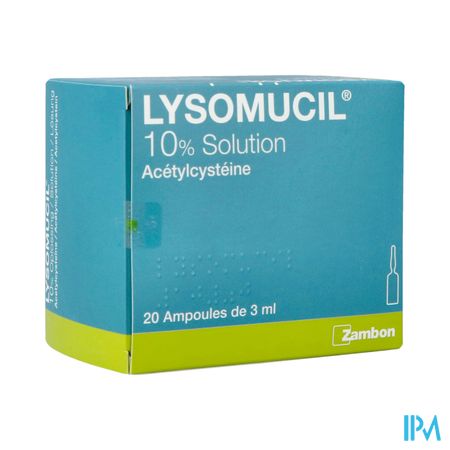 Lysomucil 10% Amp 20 X 300mg/3ml