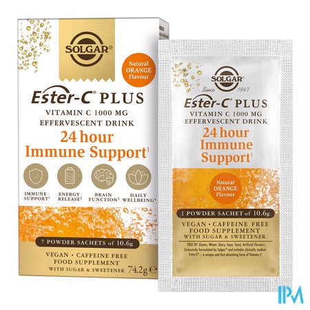 Solgar Ester-c Plus 1000mg Zakje 7x10,6g 1