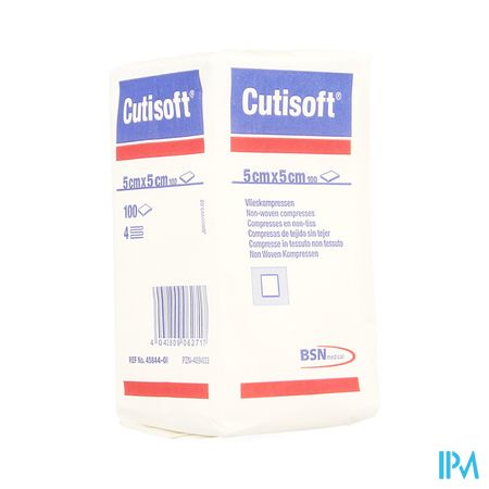 Cutisoft N/st Non Woven 4pl 5,0x 5,0cm 100