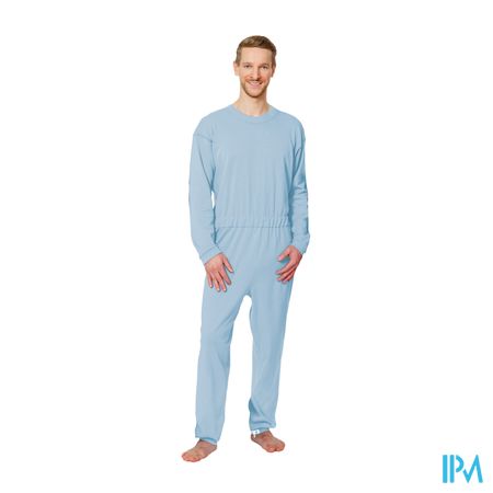 Suprima 4688 Patientoverall Rits Lichtblauw Xl