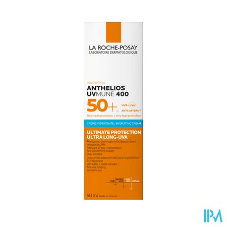 Lrp Anthelios Uvmune 400 Creme Hydra Sp Spf50+50ml