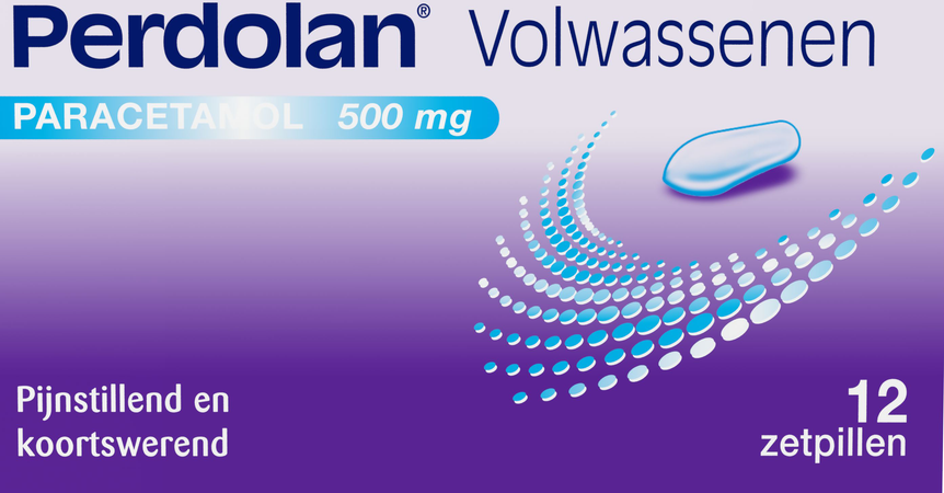 Perdolan Supp Ad 12x500mg 3