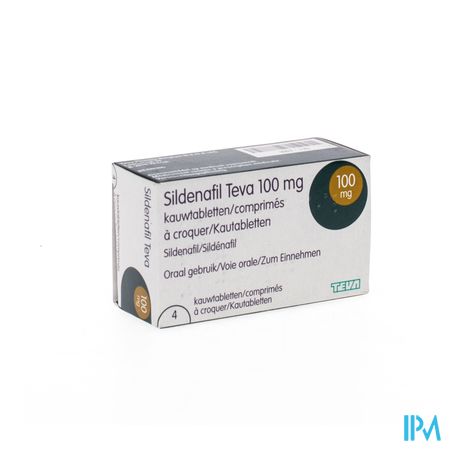 Sildenafil Teva 100mg Kauwtabletten 4x 100mg