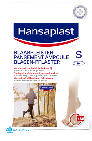 Hansaplast Sos Blaarpleister Klein Strip 6 3