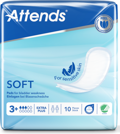 Attends Soft 3 Extra Plus Couche Anatom. 1x10 6
