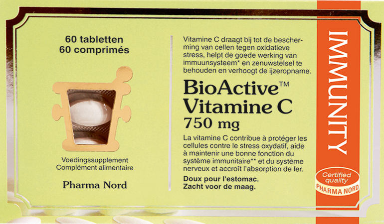 Bioactive Vitamine C 750mg Tabl 60 1