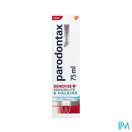 Parodontax Tandvlees+whitening 75ml 1