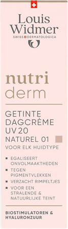 Widmer Nutriderm Getinte Dagcrème Uv 20 Naturel 01 30ml 1